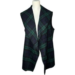 Mudpie - Murphy Blanket‎ Vest Green